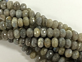 9mm Labradorite Faceted Rondelle 16