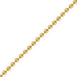14Kt Gold-Filled 1.5mm Bead Chain Necklace in 16, 18, 20, 22, 24, 30-inch Lengths  -  GFC15BCxx - BeadPrism