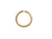 Load image into Gallery viewer, 100 Pc Tierracast 5.5mm 20 Gauge Round Gold Plated Jump Rings - P0024GP - BeadPrism