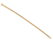 Load image into Gallery viewer, 100 Pc Tierracast 2 Inch 21 Gauge Brass Headpin - P0028B - BeadPrism