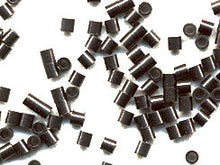 Load image into Gallery viewer, 100 Pc 2mm Black Crimp Beads Tierracast  Crimp Tibes - P0030BK - BeadPrism