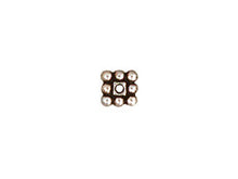 Load image into Gallery viewer, 5mm Square Heishi Beads, 5mm Antique Silver Plated Daisy Beads, Tierracast - 93-0428-12 - P0428SA - BeadPrism
