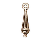 Load image into Gallery viewer, 10 Pc Drop Column Charm 19x5mm Antique Silver Finish Tierracast Charms - P2075SA - BeadPrism