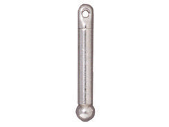 10 Pc Bead Bar 0.75 Inch Bright Rhodium Finish Tierracast Spacer Beads - P2240RB - BeadPrism