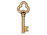 5 Pc Gold Key Charm 22x9mm Antique 22 K Gold Plated Finish Tierracast Charms, gold charms - P2270GA