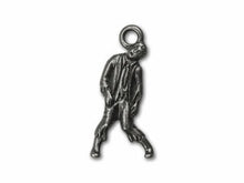 Load image into Gallery viewer, Zombie Charm GunMetal Finish, TierraCast Pewter, 26x13mm, Choose Quantity - P2382BK - BeadPrism