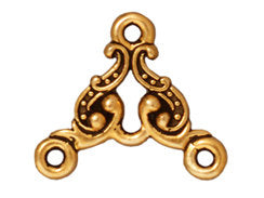 5 Pc Empire Link 17x15mm Antique Gold TierraCast Link - P3034GA - BeadPrism