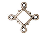 5 Pc Vine Link 20x20mm Antique Silver TierraCast Link, Tierracast connector,  - P3090SA