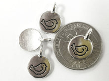 Load image into Gallery viewer, Fat Bird Charm Antique Silver Plated Lead Free Pewter, Tierracast 11.5mm Silver Bird Charm - P2422SA - BeadPrism