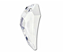 Load image into Gallery viewer, Swarovski Large Tooth Teeth Pendant 50mm 2" Crystal Unisex Wolf Tooth/Angel wing Pendant -CO-6150 - BeadPrism