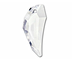 Swarovski Large Tooth Teeth Pendant 50mm 2" Crystal Unisex Wolf Tooth/Angel wing Pendant -CO-6150 - BeadPrism