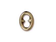 Load image into Gallery viewer, 5 Pc Oval Quatrefoil Link 25x20mm Oxidized Brass TierraCast Link - P3142BO - BeadPrism