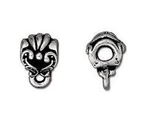Load image into Gallery viewer, 10 Pc Victorian Bail Bead 10x7mm Antique Silver Finish Tierracast Beads - P5508SA - BeadPrism