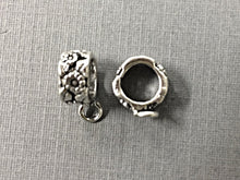 Load image into Gallery viewer, Sterling Silver Add a Charm Bail Spacer Bead with 5mm Hole - SF959 - BeadPrism