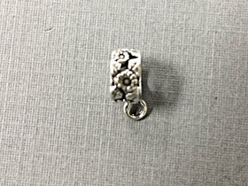 Sterling Silver Add a Charm Bail Spacer Bead with 5mm Hole - SF959 - BeadPrism