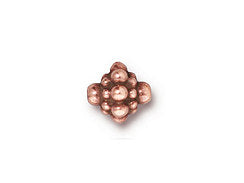 10 Pc 8x7mm Spacer Bead Pamada Bead Antique Copper Finish Tierracast Bead Lead Free Pewter - P5677CA - BeadPrism