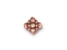Load image into Gallery viewer, 10 Pc 8x7mm Spacer Bead Pamada Bead Antique Copper Finish Tierracast Bead Lead Free Pewter - P5677CA - BeadPrism
