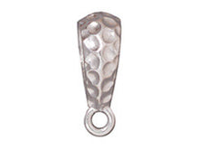 Load image into Gallery viewer, 5 Pc Hammerted Bail with 6.3mm Hole 18x6mm Bright Rhodium Finish Tierracast Bails - P5731RB - BeadPrism
