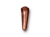 10 Pc Nouveau Pinch Bail 10x4mm Antique Copper Finish Tierracast Bails - P5780CA