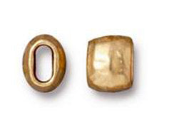 10 Pc Barrel Spacer Bead 4x2mm Internal Diameter Bright Gold Finish Tierracast 94-5791-26 - P5791GB - BeadPrism