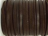 50 Feet 3mm Deer Skin Hide Lace Dark, Chocolate Brown 1/8 Inch, Buckskin, Soft Leather - DSK3-CB-50