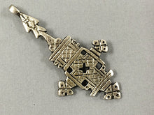 Load image into Gallery viewer, 10 pc Brass Ethiopian Cross Pendant 3.25 Inch  Warrior Arrows on Top- TP141B-10 - BeadPrism