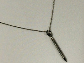 Diamond Pave Spike Pendant 27mm, 1