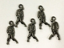 Load image into Gallery viewer, Zombie Charm GunMetal Finish, TierraCast Pewter, 26x13mm, Choose Quantity - P2382BK - BeadPrism