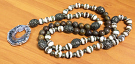 Gunmetal Oval Pave Bead Black Diamond Hematite Egg, 17x12mm, 2.5mm Hole Choose Quantity - BMP-OvaHem - BeadPrism