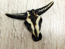 Load image into Gallery viewer, 10 pcs Longhorn Bull Skull Pendant, Cattle Head Pendant, Western Boho Pendants, 2" approx - AP447-10 - BeadPrism