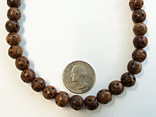 Load image into Gallery viewer, Hand Carved Date Wood 15 Beads, 10mm beads,  10mm beads for Meditation - WB11-H - BeadPrism
