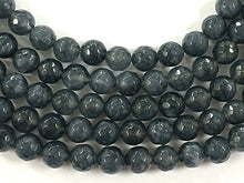 Load image into Gallery viewer, 25% OFF 10mm Jade Faceted Round Urban Grey Gemstone Beads 14.5" Strand 38 Beads - SJA194A - BeadPrism