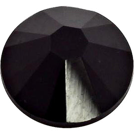 144  Jet - 2028 Swarovski SS34 Hotfix Flat Backs - BeadPrism