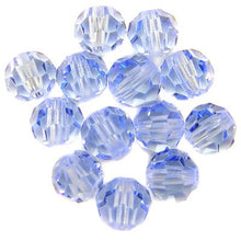 Load image into Gallery viewer, Swarovski 5000 Round Crystal Faceted Beads Light Sapphire | 3mm | Small &amp; Wholesale Packs - BeadPrism