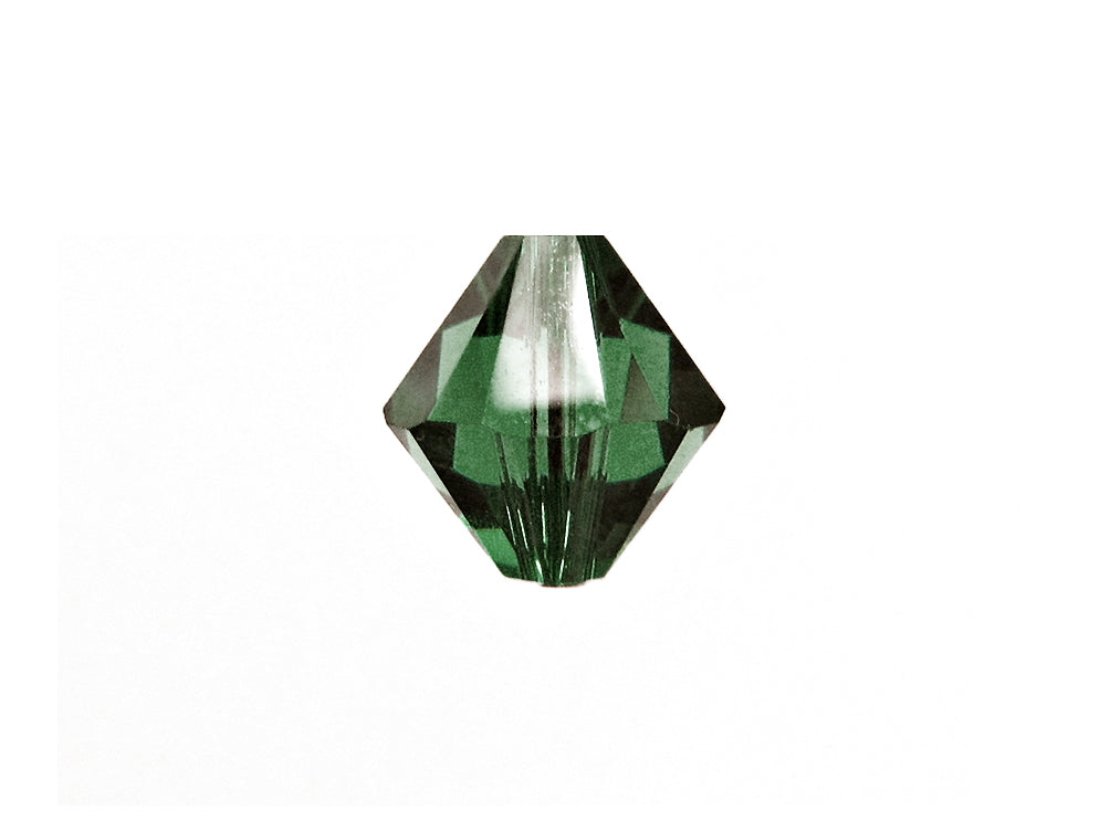 Swarovski Crystal, #5301 Bicone Beads 3mm, Turmaline, Wholesale Packs - BeadPrism