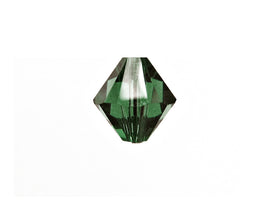 Swarovski Crystal, #5301 Bicone Beads 3mm, Turmaline, Wholesale Packs - BeadPrism